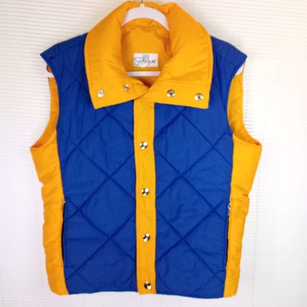 70s Vintage Skitique Puffer Vest Unisex M